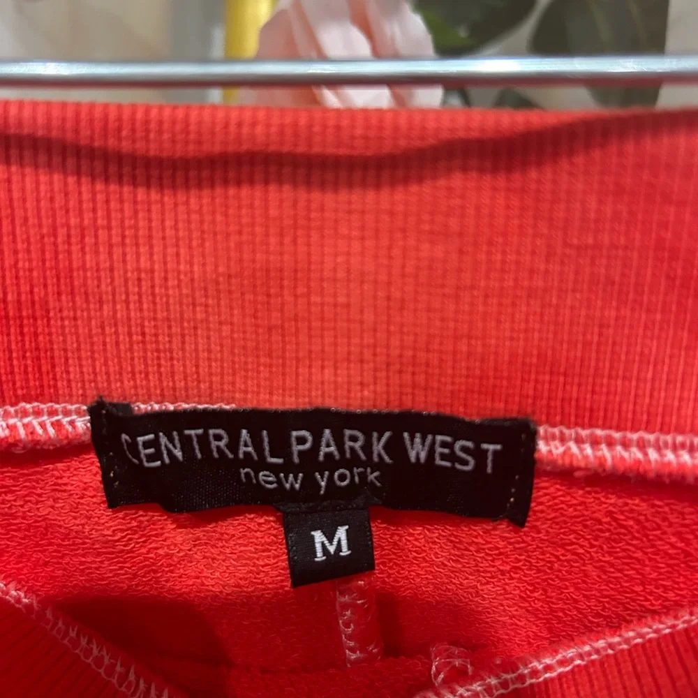 Central Park West Tie Dye Jogger Sweatpants Youth Medium Pink Red Lounge Pants